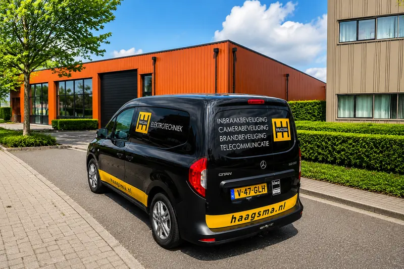 Haagsma-servicebus voor een bedrijfspand