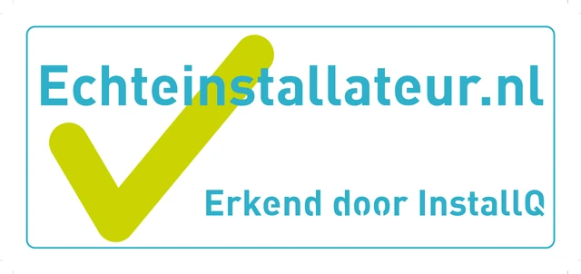 Echte Installateur, erkend door InstallQ